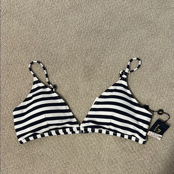 Polo Ralph Lauren navy stripe bikini top Large - Picture 1 of 3